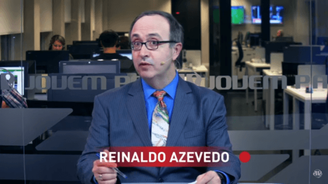 Jornalista Reinaldo Azevedo deixou os principais veículos em que atuava após divulgação de conversas com Andrea Neves (Foto: Reprodução)