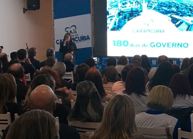 Vice-prefeita Gilmara Gonçalves, de Carapicuíba, explica plano de turismo