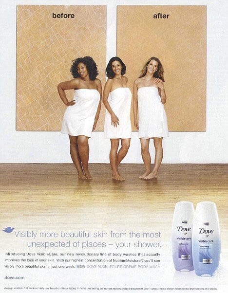 Dove campanha racista