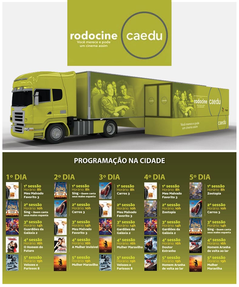 cinema gratuito em Carapicuíba