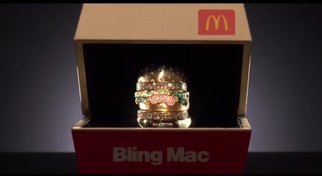 anel de ouro do McDonald’s