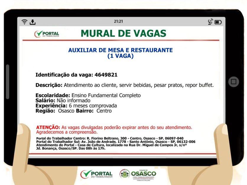 vagas abertas