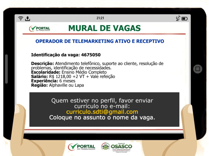 vagas abertas