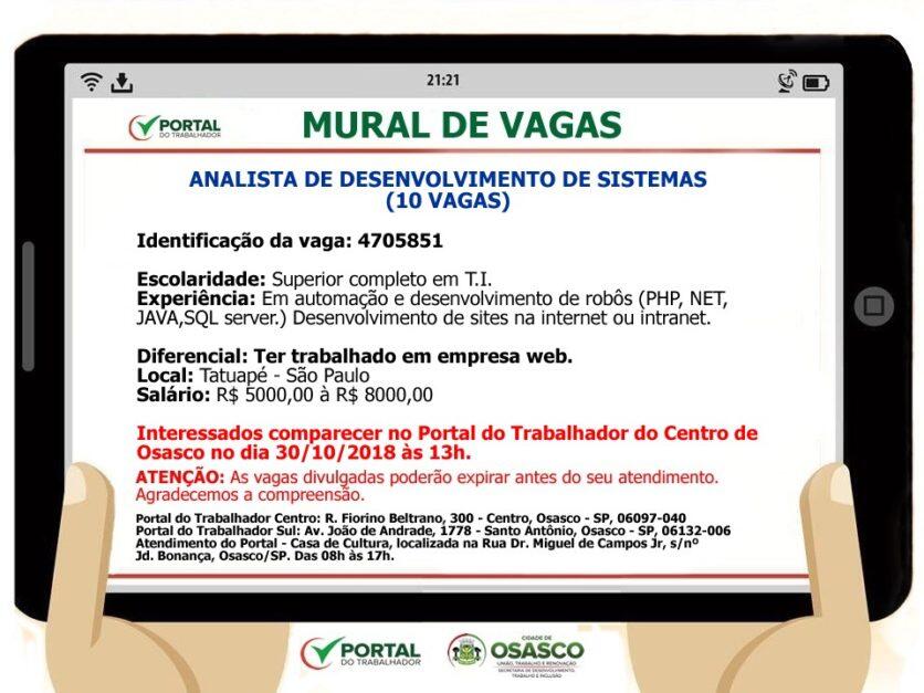 vagas de emprego
