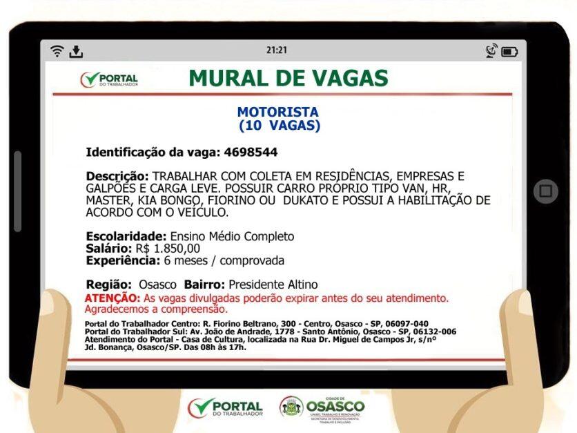 vagas de emprego