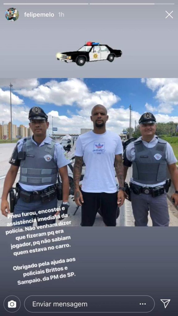 Felipe Melo policiais