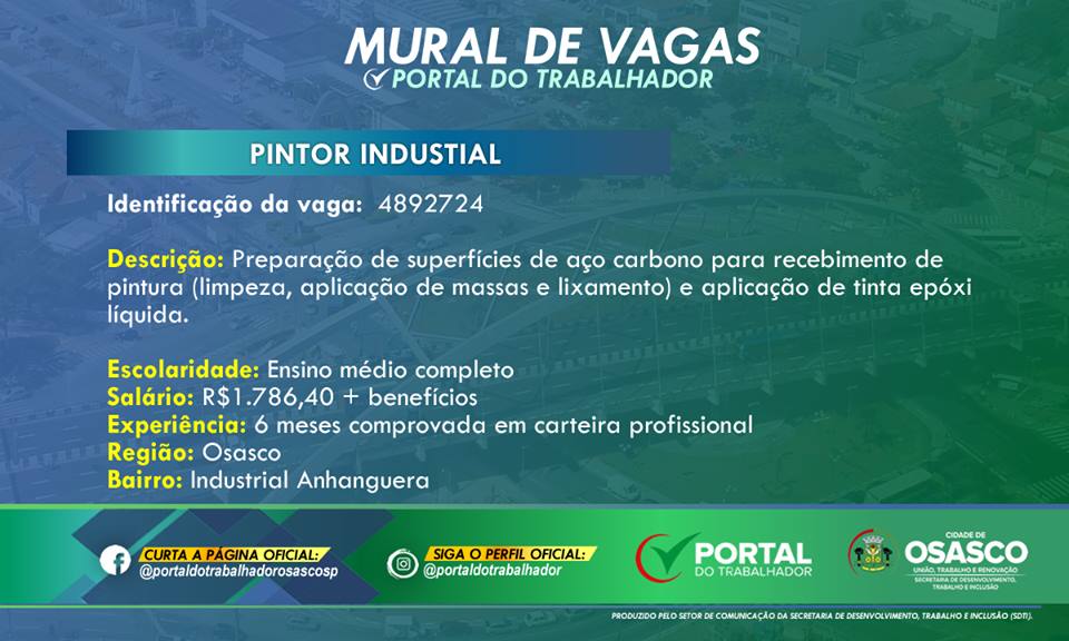 vagas portal do trabalhador