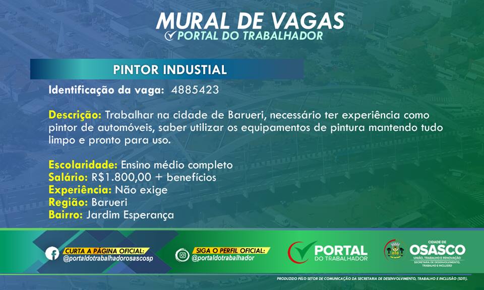 vagas portal do trabalhador