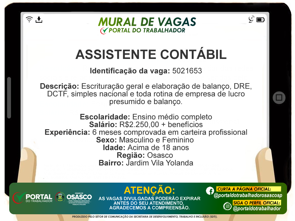 vagas de emprego