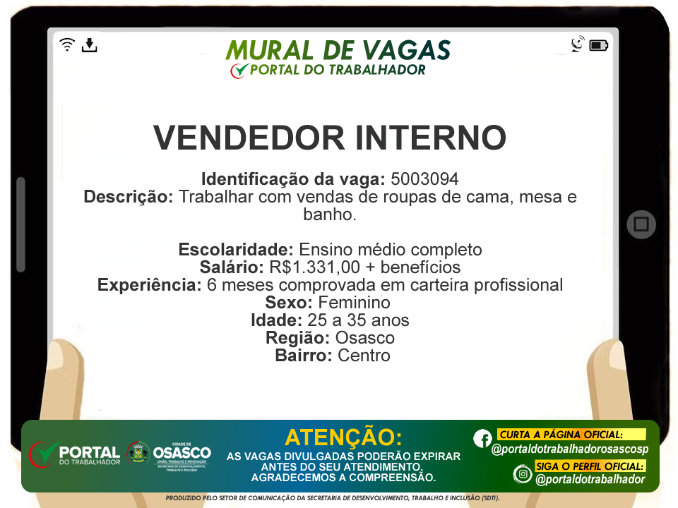 vagas de emprego