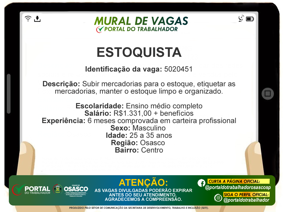 vagas de emprego