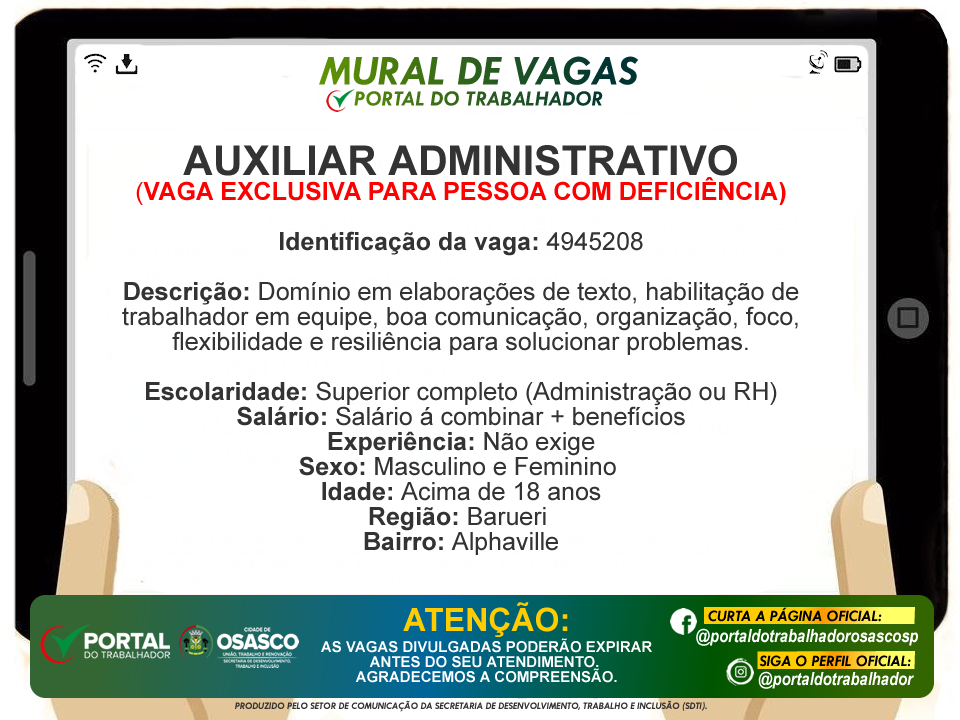 vagas de emprego