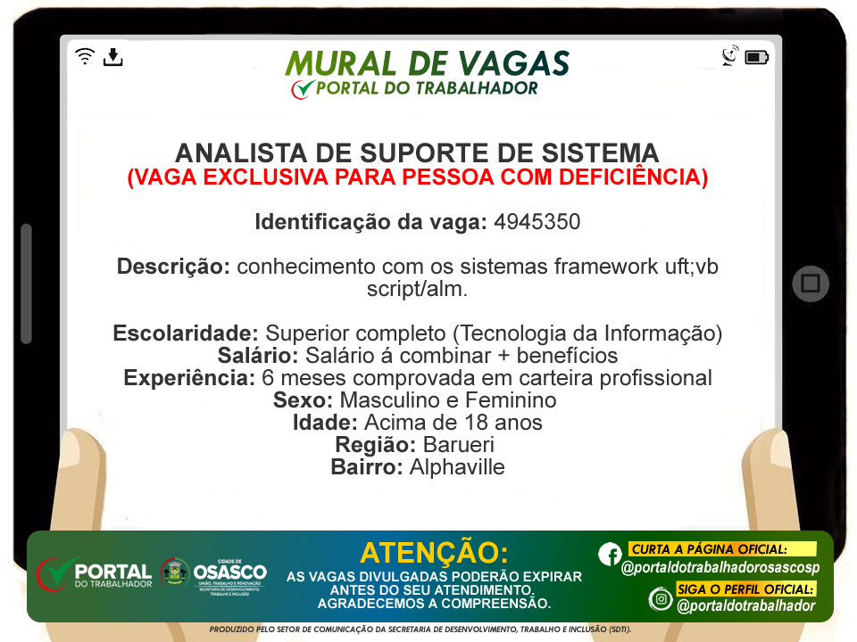 vagas de emprego