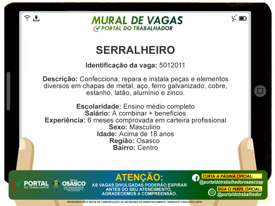vagas de emprego