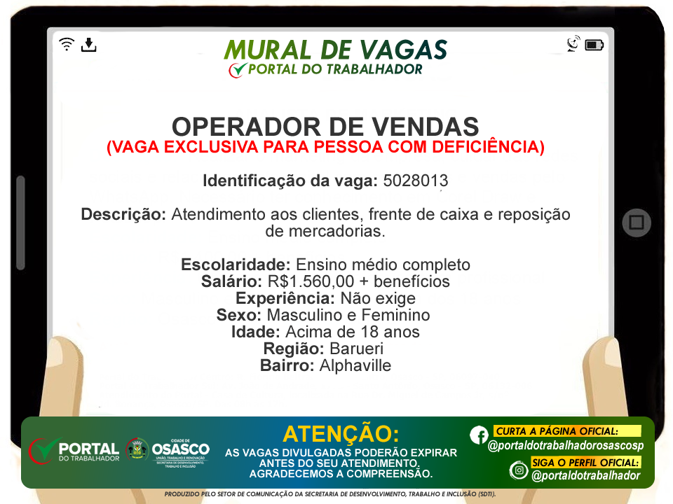 vagas de emprego