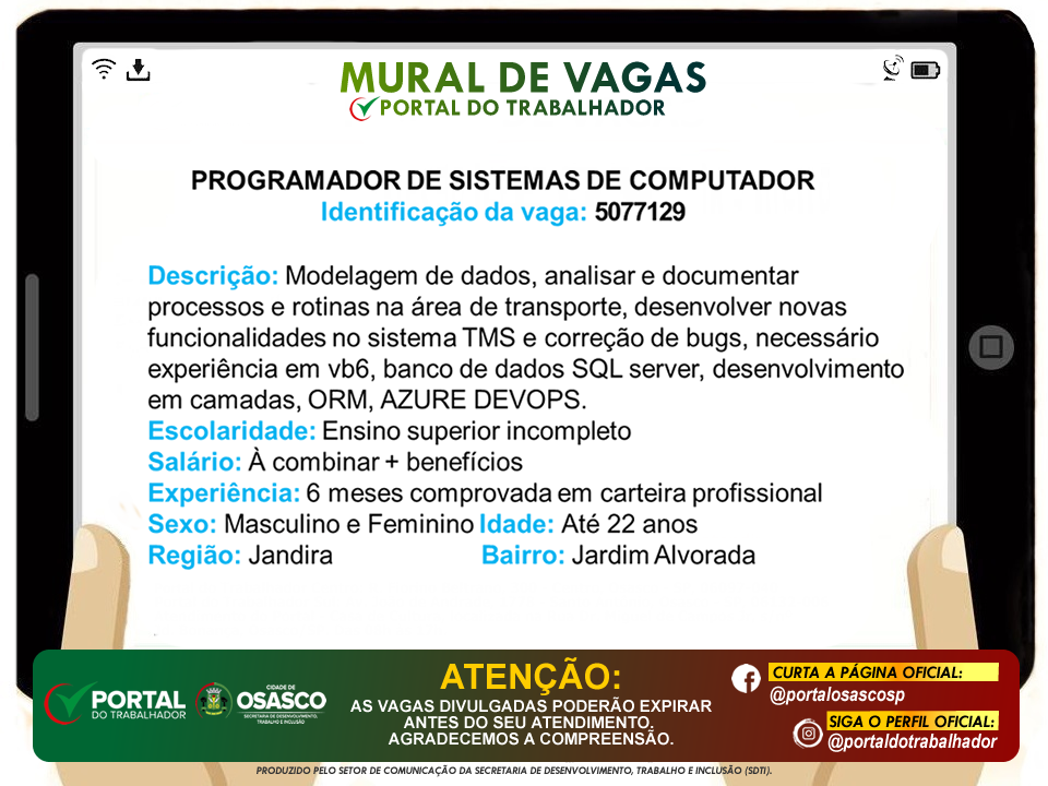 vagas de emprego