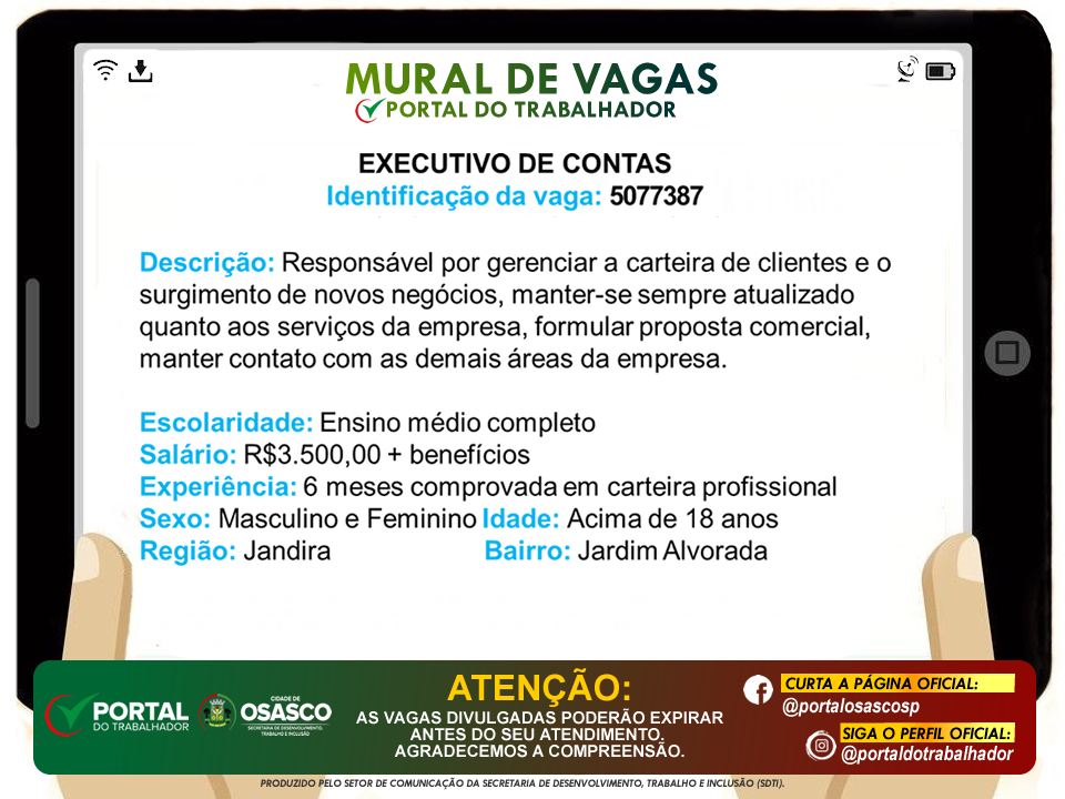vagas de emprego
