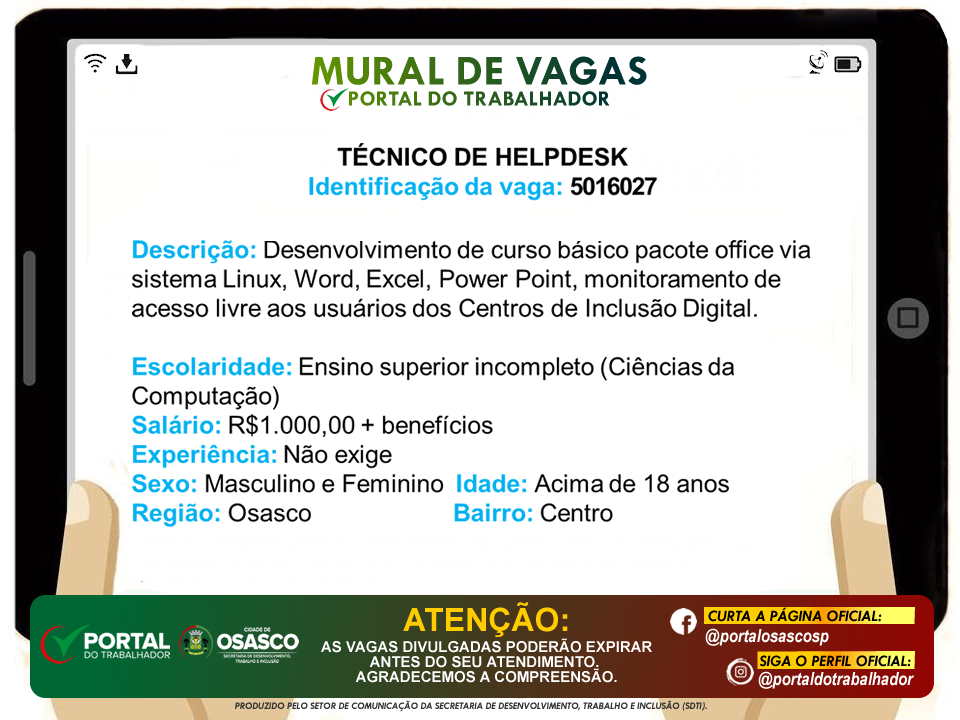 vagas de emprego