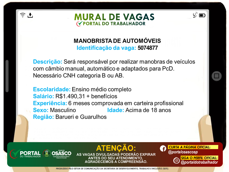 vagas de emprego