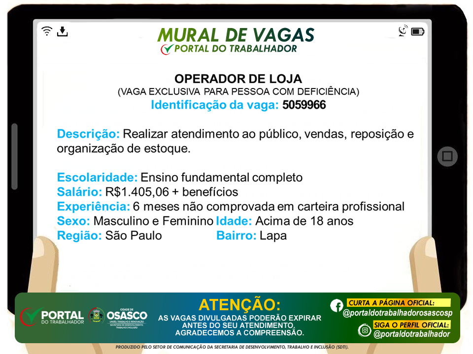 portal do trabalhador