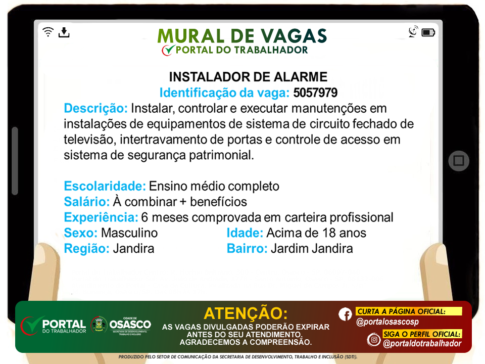 vagas de emprego
