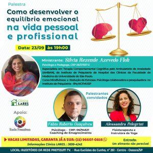 palestra gratuida equilibrio emocional Clinica Lares