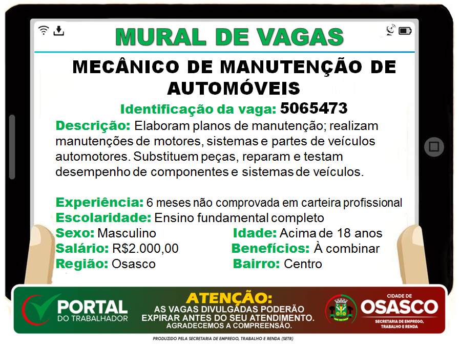 Portal do Trabalhador Osasco