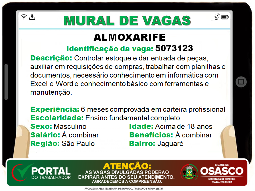 Portal do Trabalhador Osasco