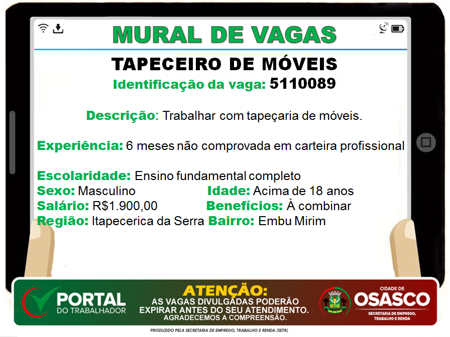 Portal do Trabalhador Osasco