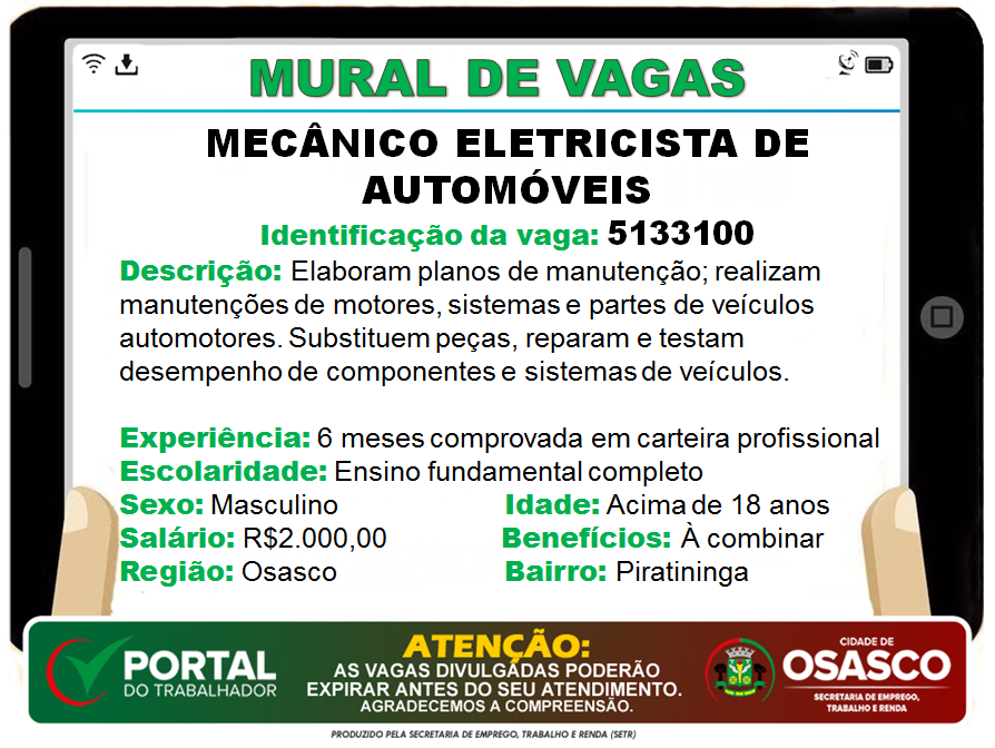 Portal do Trabalhador Osasco