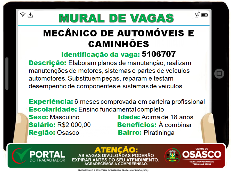 Portal do Trabalhador Osasco