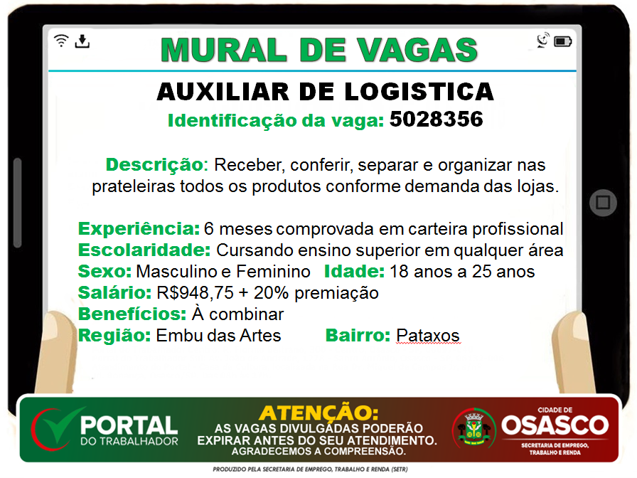Portal do Trabalhador Osasco