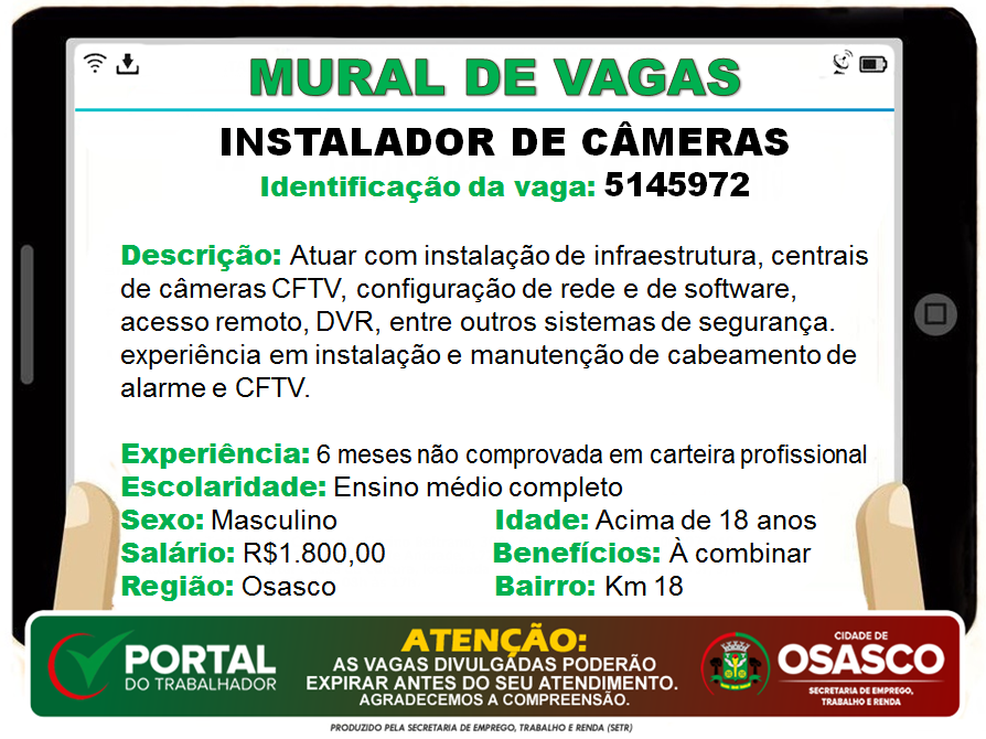 vagas de emprego