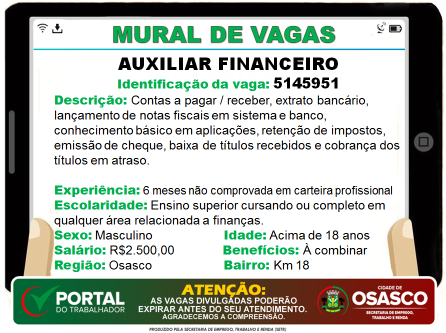 vagas de emprego