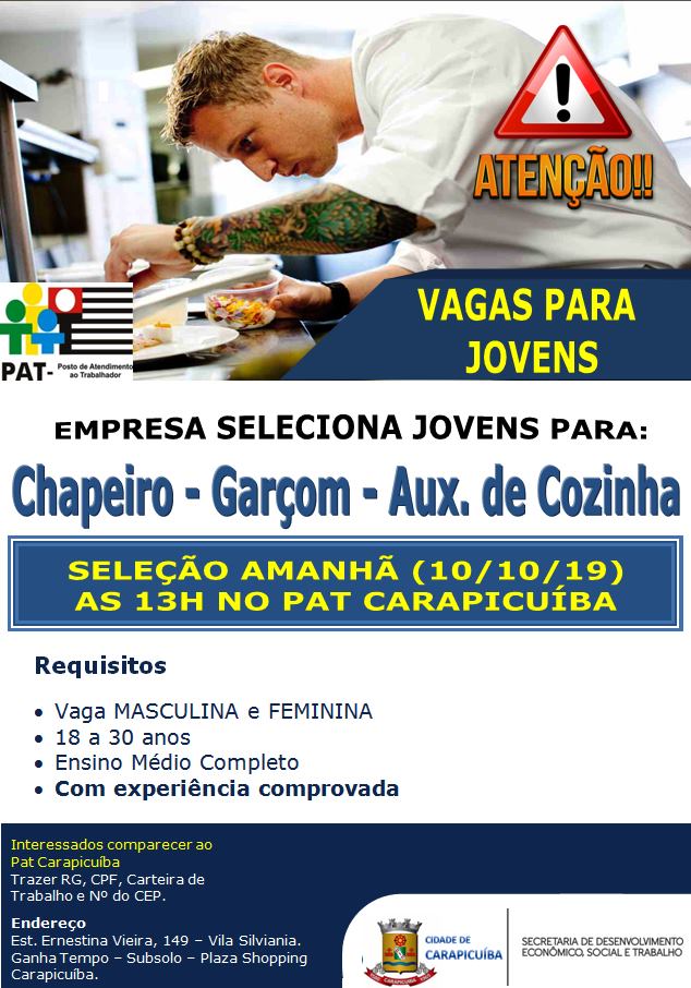 vagas carapicuíba