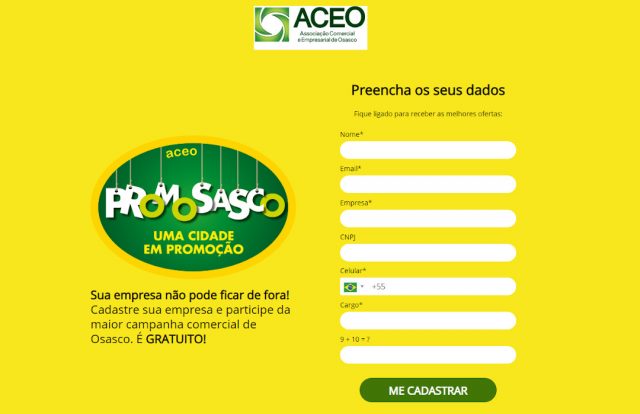 Entre 20 e 24 de novembro, as lojas e prestadores de serviços da cidade que participam da PROMOSASCO apresentarão ofertas exclusivas. Confira o site da promoção!