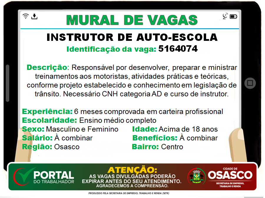 vagas de emprego osasco portal do trabalhador