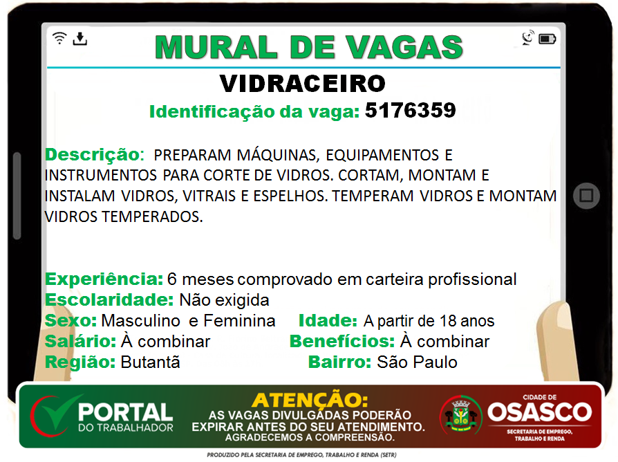 vagas de emprego osasco portal do trabalhador