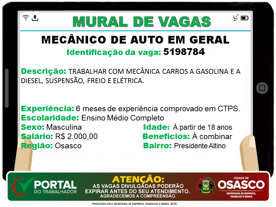 vagas de emprego