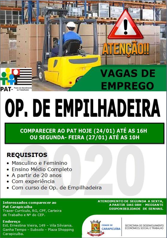 vagas de emprego