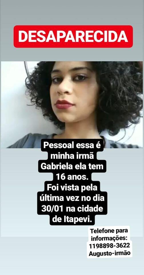 desaparecida itapevi