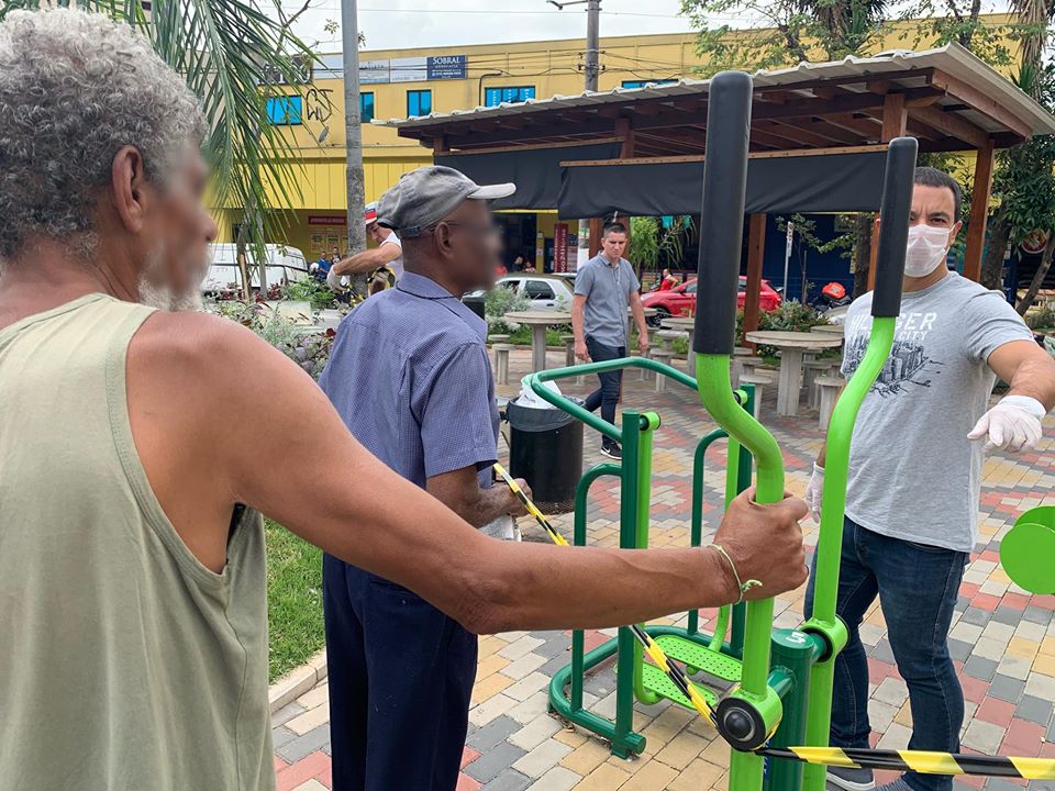 GCM e prefeito de Osasco mandam pessoas pra casa e fecham praças 2