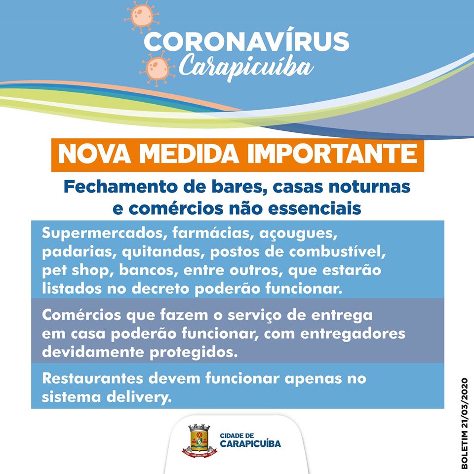 coronavírus carapicuíba