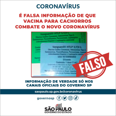 vacina cachorro coronavírus