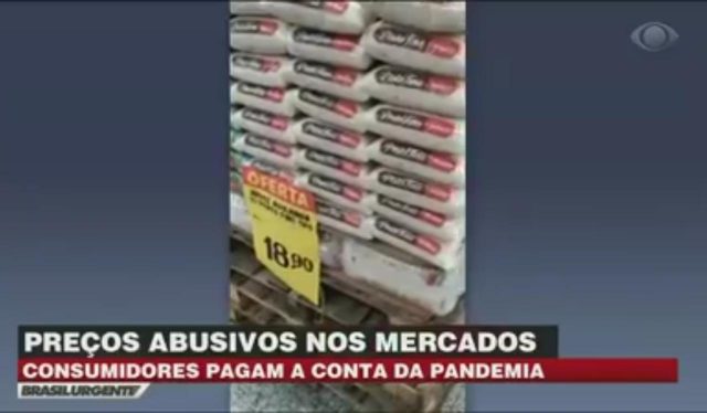 Preços abusivos em supermercados em Carapicuíba são denunciados no Brasil Urgente Vídeo