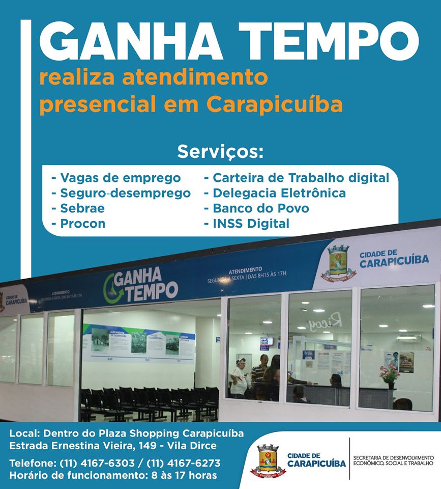 ganha tempo carapicuiba