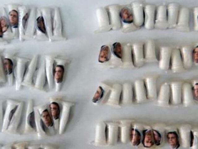 traficantes usam foto de Bolsonaro para mostrar qualidade da droga