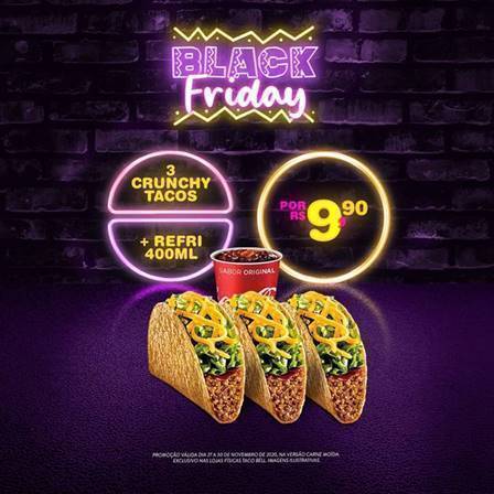 Maxxi Tacos - Qualidade Buffalo, preço de Black Friday!