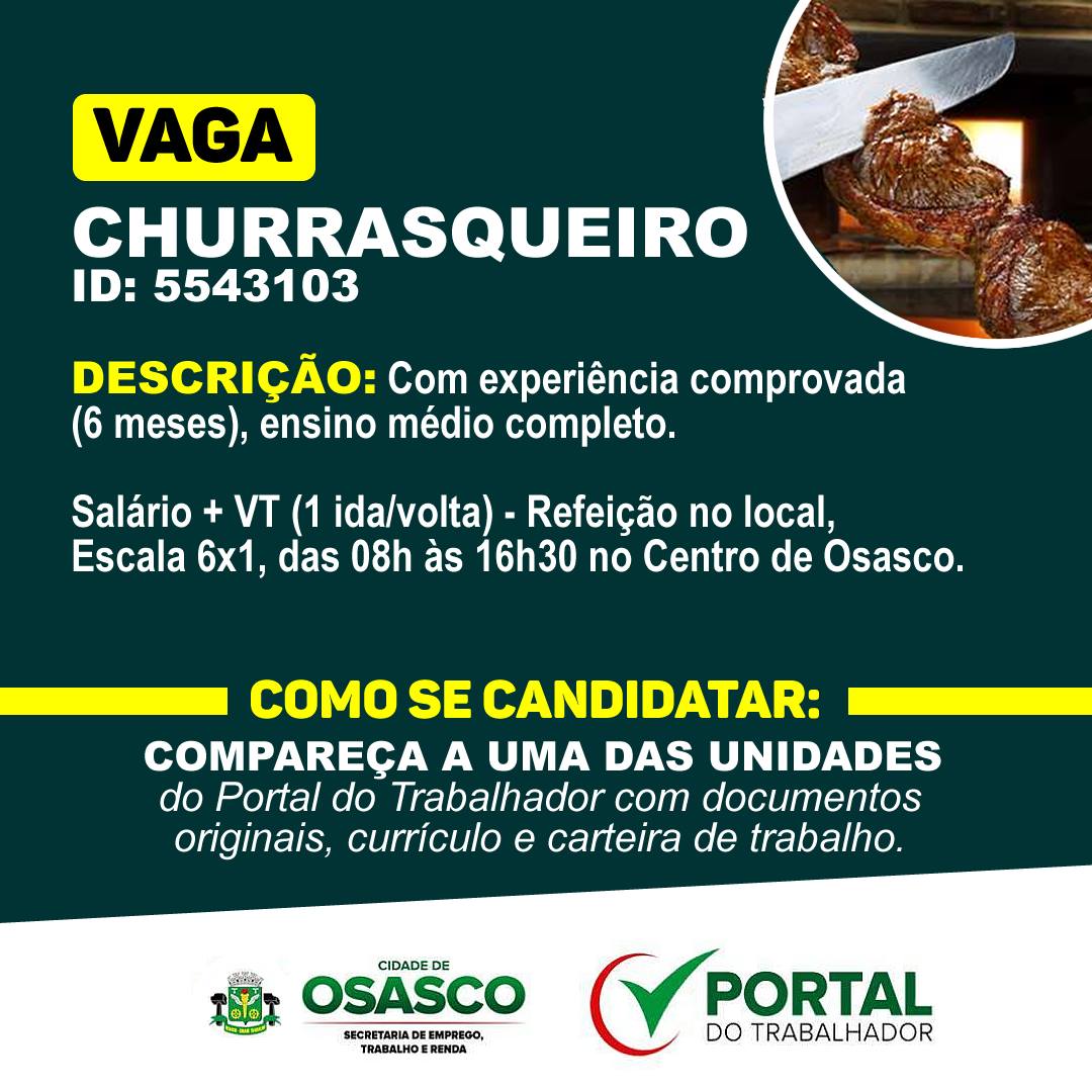 vagas de emprego portal do trabalhador de osasco 5