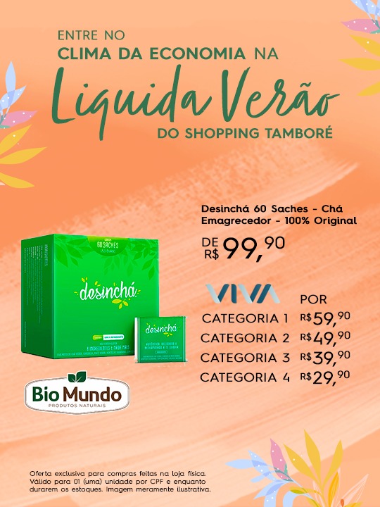 Shopping Tamboré liquida de verão